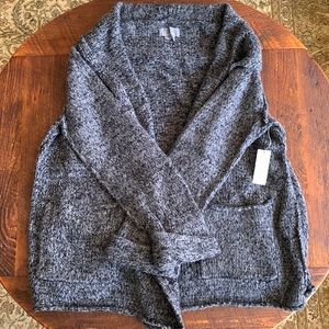Anthropologie Josie Cardigan, NWT, Medium, Charcoal